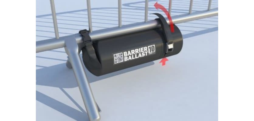 Ballast Block attached to Barrier