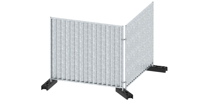 Used Steel Hoarding Panel 