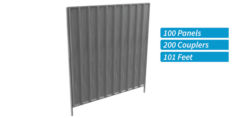 Steel Hoarding Panel