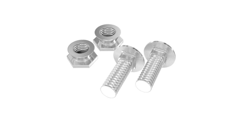 Nuts & Bolts M8 Snap Off for Palisade Fencing