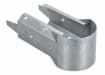 Bull nosed end shoe with galvanised finish