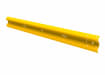 1.6 metre long corrugated armco rail with yellow powder coated finish