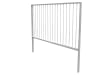 Guard Rail without Sight top with Galvanised finish