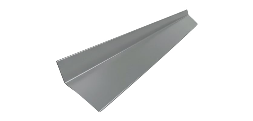 Grey steel hoarding skirt