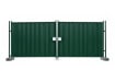 Green steel hoarding vehicle gate