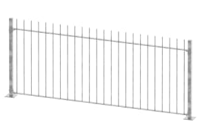 2.4m High Standard Vertical Bar Railing Kit