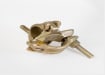 Double / Right Angle Coupler - Zinc Plated Steel 