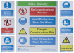 Various Health and Safety Signs
