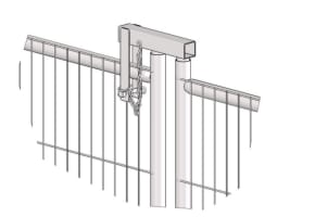 Gate Hinge For Temporary Fencing Panel