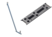 Stabilising Bar and Foot Combo for Fencing