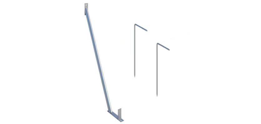 Two Ground Pins and Stabilising Bar