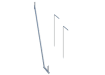 Two Ground Pins and Stabilising Bar