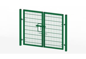 3.0m High x 4.0m Wide Twin Mesh Double Leaf Gate Kit
