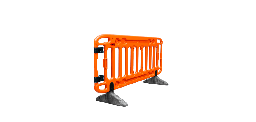 Side Image of Frontier Cross Link Barrier and clips