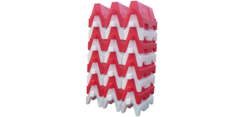1.0m Evo Barrier Stacked
