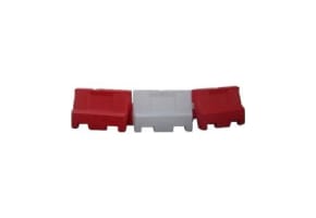 Red Euro Road Barriers 1 Metre