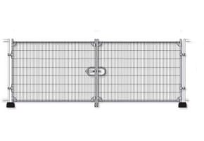 RB2000 Compatible Double Leaf Gates With Flag Panels