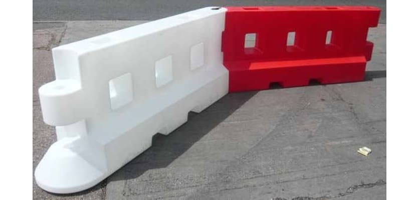 Two GB2 Heavy Duty Water Filled Barrier System