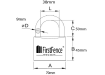 Padlock measurements 