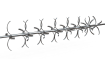 Quadraspike rotating spikes