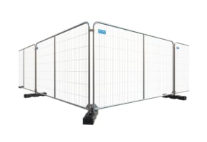 Round Top with Centre Bar Temporary Fencing Panel