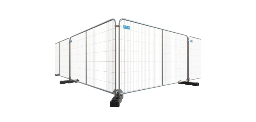 Round Top with Centre Bar Temporary Fencing Panel