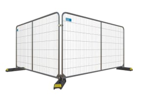 Round Top with Centre Bar Temporary Fencing Panel