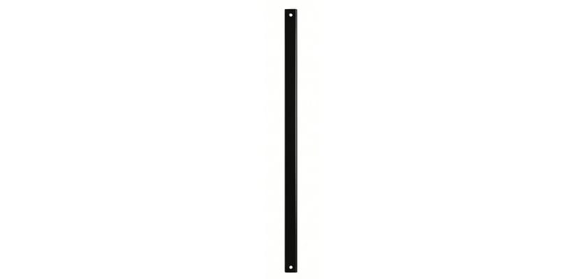 Black steel hoarding infill