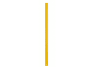 Yellow steel hoarding infill