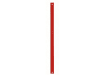 Red steel hoarding infill