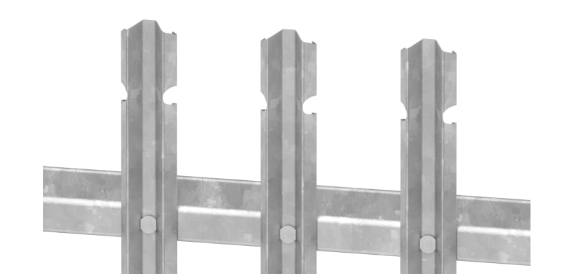 Round and Notch Palisade