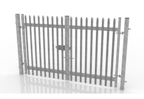 1.8m x 10.0m Double Leaf Palisade Security Gate Kit