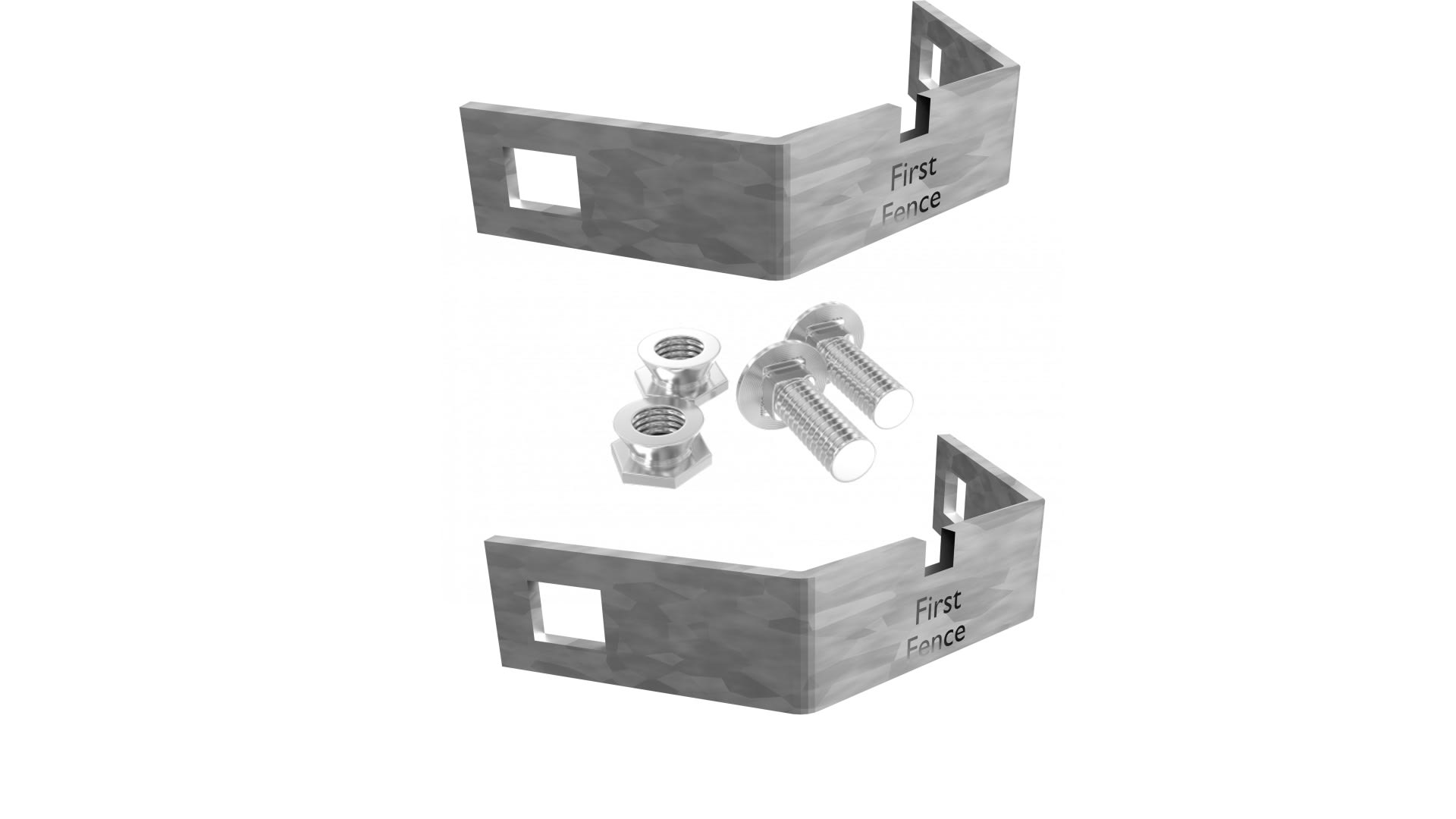 Palisade Corner Fishplate Kit Palisade Fencing First Fence Ltd