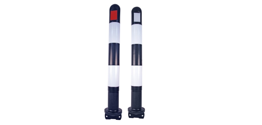 Two Churchill Verge Posts with Red Reflectors or White Reflectors 