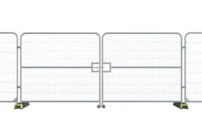 Vehicle Gate For Temporary Fencing