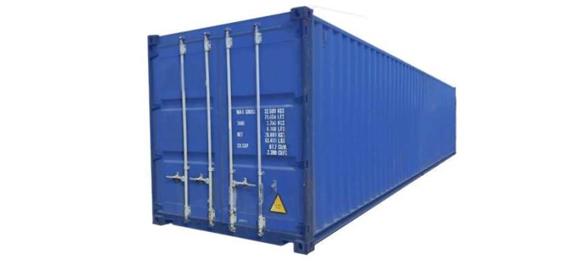 Blue Used Containers