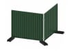 Green steel hoarding panels