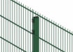 Close up of the green 0.9 metre high mesh post 