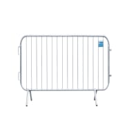 Galvanised 2.3m Smartweld Fixed Leg Crowd Control Barrier