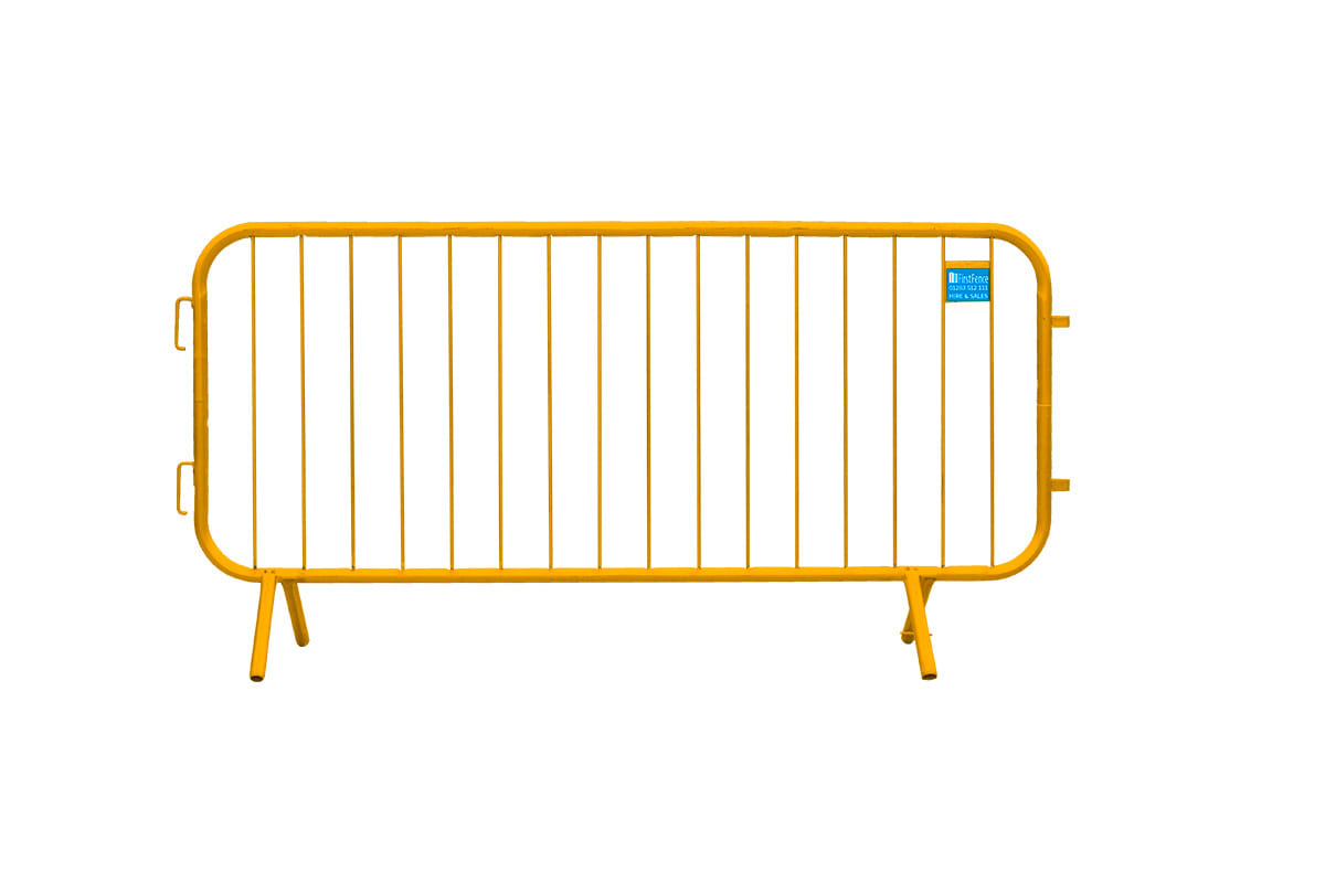 2.3m Premium Smartweld Fixed Leg Crowd Control Barrier | First Fence Ltd