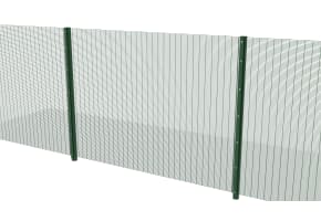 3.0m High 358 Prison Mesh Security Fencing Kit With Clamp Bar