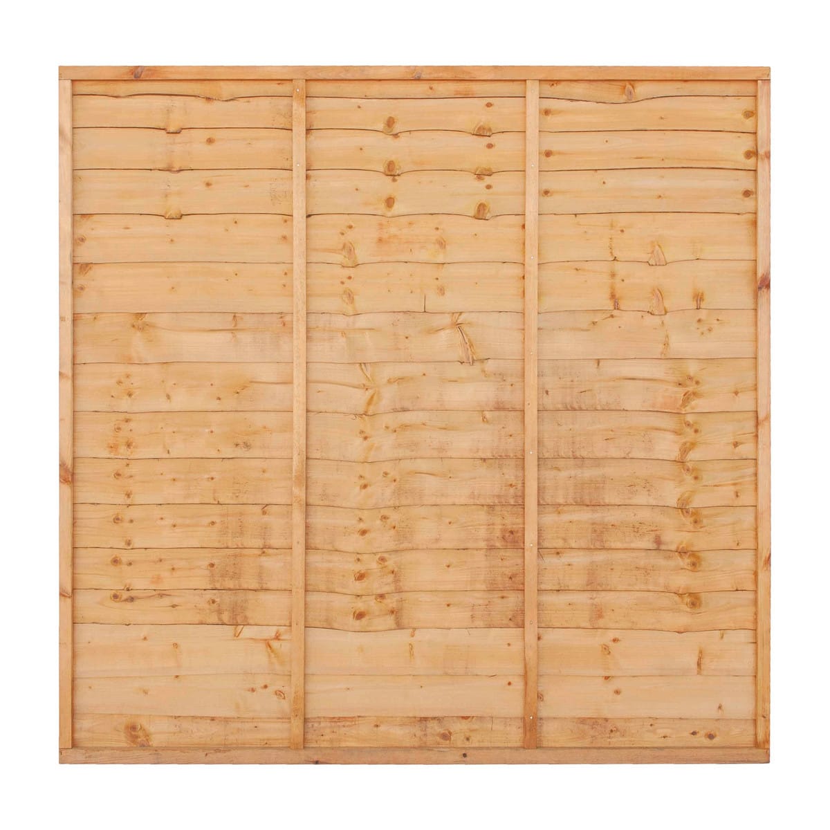 6ft Wide X 6ft High Lap Timber Fencing Panel | First Fence Ltd