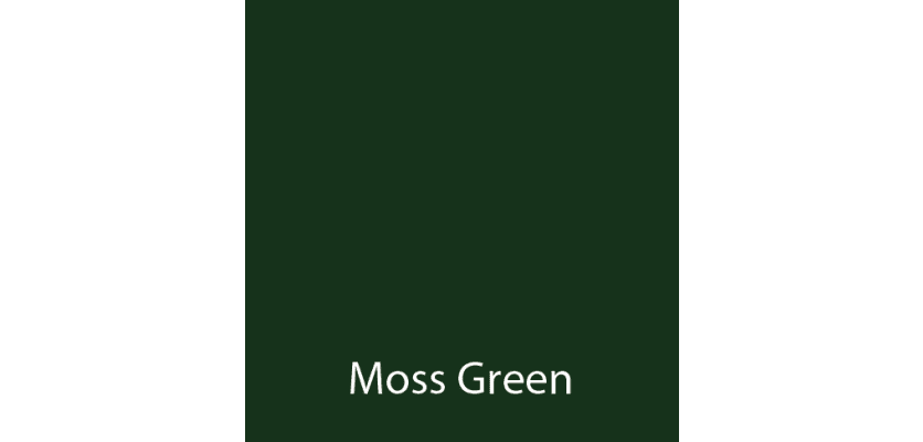 Moss green colour sample 