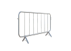 2.3m Standard Crowd Control Fixed Leg Barrier with Galvanised Finish