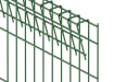 Close up on the top section of the green safe top mesh panel 