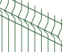 Close up on the V section of the Green V mesh Panel 