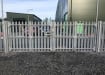 GRP Non-Conductive Palisade Double Leaf Gate