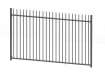 A 1.8m High Bay of EnviroRail Vertical Bar Railings in Grey