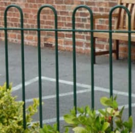 1.5m High Envirorail Standard Bow Top Railing Kit | First Fence Ltd
