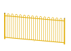 A Yellow 1.0m High Bay of EnviroRail Bow Top Play Sec Railings